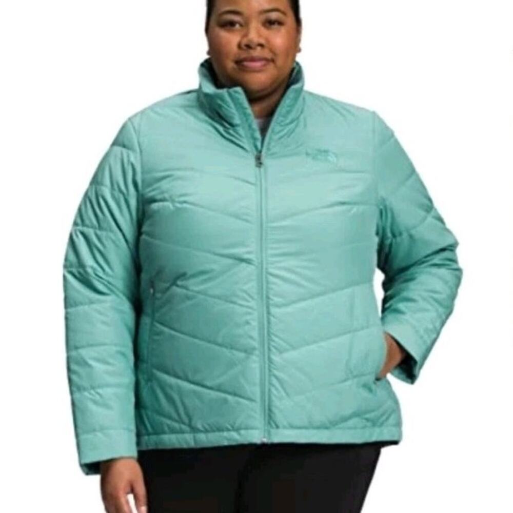 The North Face Women's Tamburello insulated jacket in a mint color sz 2x